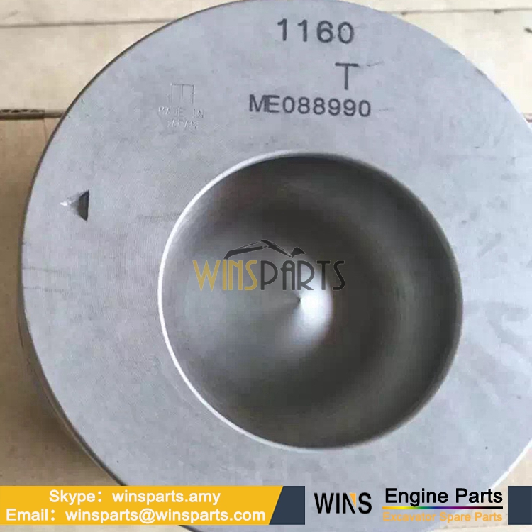 VAME088990 日本原装全新<a href=http://www.winsparts.cn/Engine-Mitsubishi.html target='_blank'>三菱</a> 6D34T发动机活塞 活塞环 肖 用于神钢SK200-6 SK210LC-6E SK235SRLC 挖掘机配件