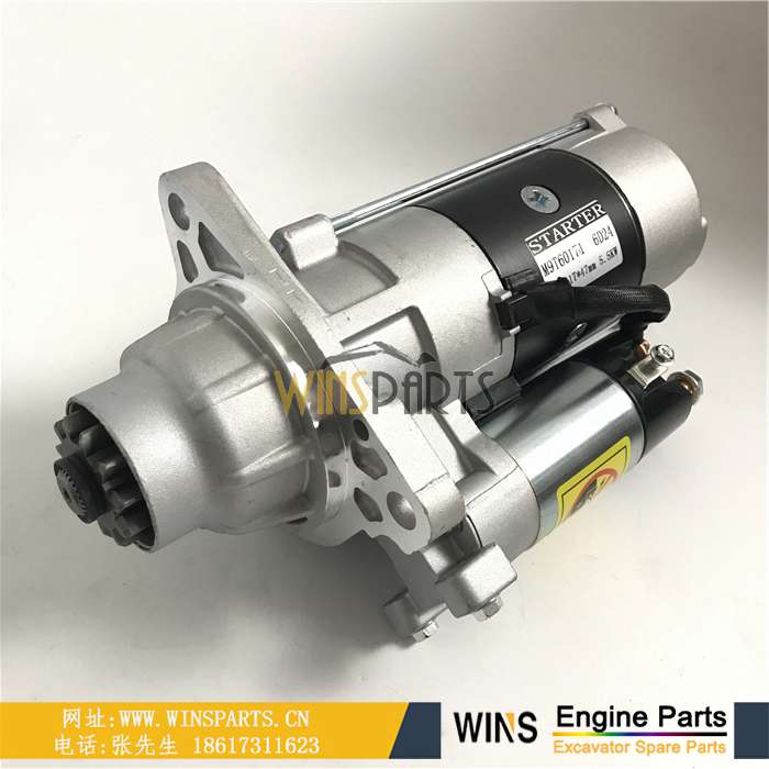 VAME152487 ME152487 405637A1 M9T60171 日本<a href=http://www.winsparts.cn/Engine-Mitsubishi.html target='_blank'>三菱</a>6D24 OEM 6D24T启动马达 11齿 起动机 用于神钢 加藤 三一挖掘机配件