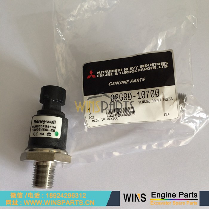 32G90-10700 32G9010700 VA32G9010700 正品<a href=http://www.winsparts.cn/Engine-Mitsubishi.html target='_blank'>三菱</a>D04fr发动机 增压压力传感器 用于神钢SK130-8 Sk140-8 Sk135sr Sk140sr挖掘机配件