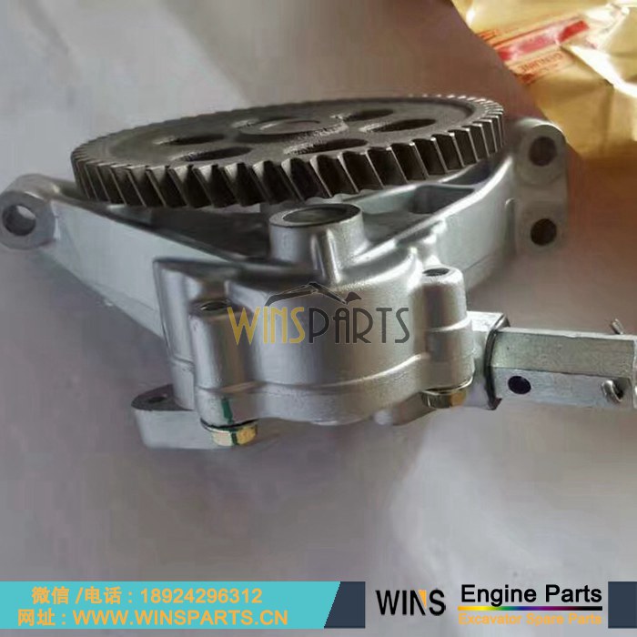 ME074253 VAME074253 原装 <a href=http://www.winsparts.cn/Engine-Mitsubishi.html target='_blank'>三菱</a> 6D16T 6D16 发动机机油泵 齿轮泵用于神钢SK330LC-6E SK330-6E SK330-6 挖机配件