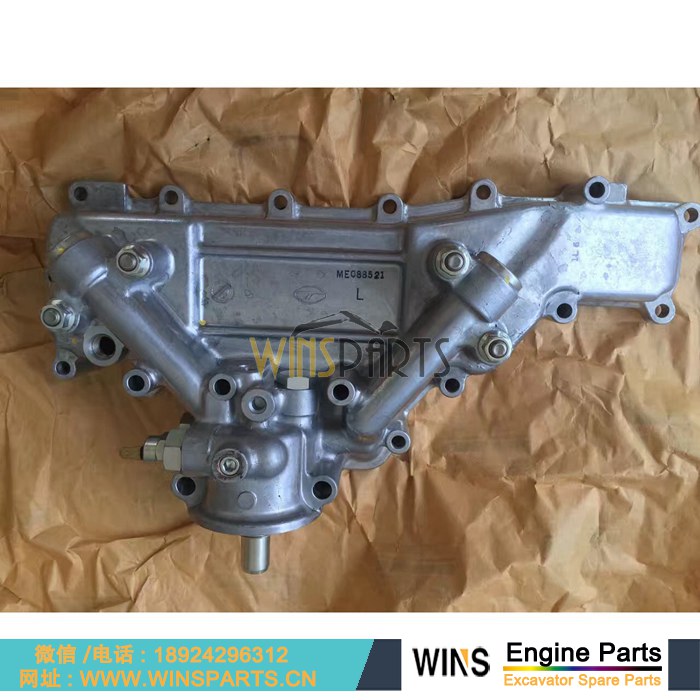 ME088521 VAME088521 ME088928 VAME088928 原装 <a href=http://www.winsparts.cn/Engine-Mitsubishi.html target='_blank'>三菱</a> 6D34 4D34 6D31 机油冷却器盖子 机油散热器外壳总成用于神钢 SK200-6 SK200LC-6 SK200 SK235SR SK250LC-6 挖掘机配件