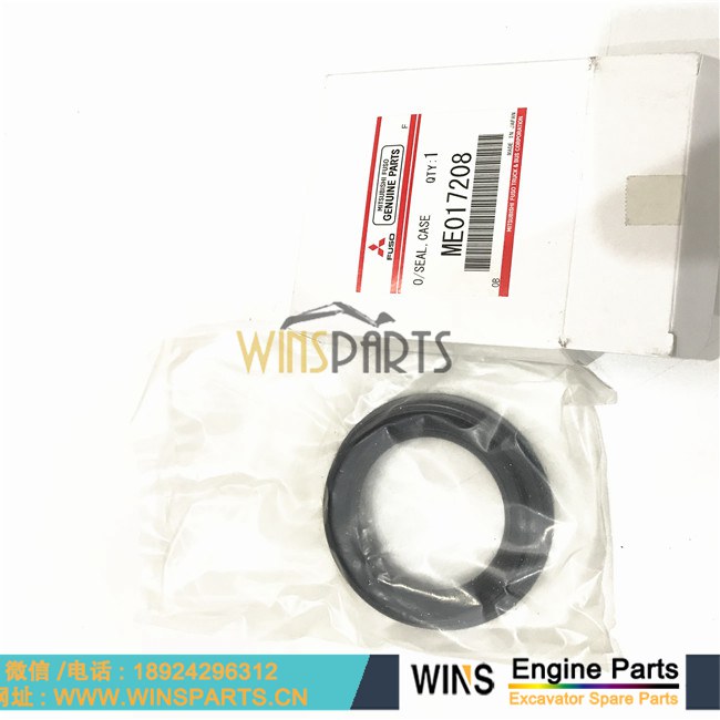 ME017208 ME013480 VAME013480 VAME017208 <a href=http://www.winsparts.cn/Engine-Mitsubishi.html target='_blank'>三菱</a> 发动机 曲轴油封 前油封 后油封 密封圈 用于神钢 SK200-5 SK200LC-5 挖掘机配件